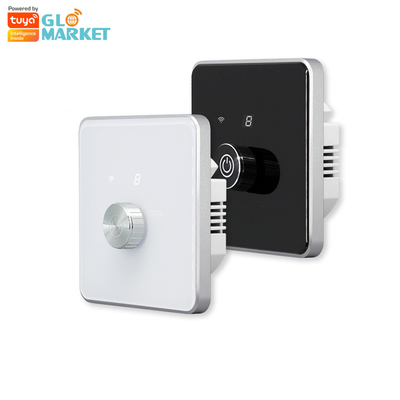 Glomarket Smart Home Dimmer Switch Tuya Zigbee Voice Control Knob Dimming Sesuaikan Kecerahan Dengan Digital Display