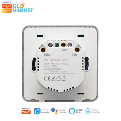 Glomarket Smart Home Dimmer Switch Tuya Zigbee Voice Control Knob Dimming Sesuaikan Kecerahan Dengan Digital Display