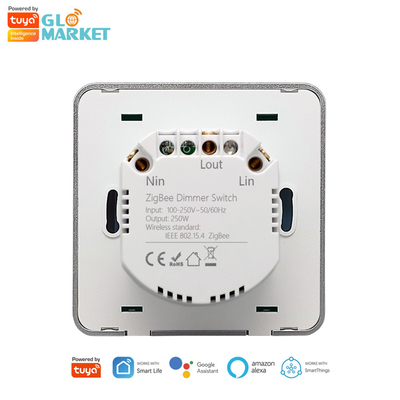 Glomarket Smart Home Dimmer Switch Tuya Zigbee Voice Control Knob Dimming Sesuaikan Kecerahan Dengan Digital Display