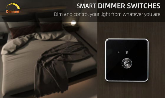 Glomarket Smart Home Dimmer Switch Tuya Zigbee Voice Control Knob Dimming Sesuaikan Kecerahan Dengan Digital Display