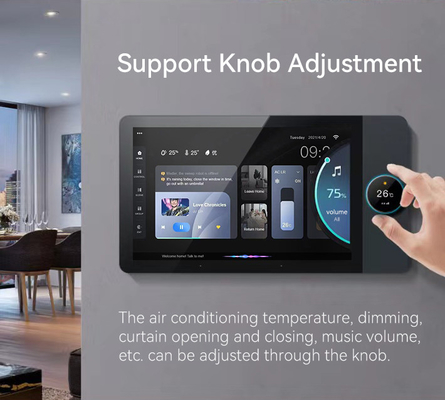 Glomarket Tuya Wifi Smart 6 Inch Control Panel Multifungsi Dibangun di Zigbee Gateway Smart Home Controller Smart Host