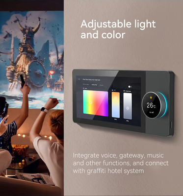 Glomarket Tuya Wifi Smart 6 Inch Control Panel Multifungsi Dibangun di Zigbee Gateway Smart Home Controller Smart Host