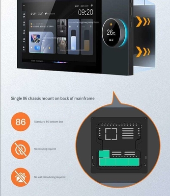 Glomarket Tuya Wifi Smart 7 Inch Control Panel Multi-Fungsi Ble Musik Tembok Layar Sentuh Zigbee Hub Gateway Central Control