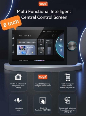 Glomarket 8 Inch Tuya Smart Wifi Zigbee Gteway Scene Music Play Panel Kontrol Smart Multifungsi Kontroler Pusat