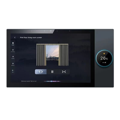 Glomarket Tuya 10 Inch Central Control Panel dengan Musik Play 2 Gang Relay 2 Way Speaker Produk Smart Home Multifungsi