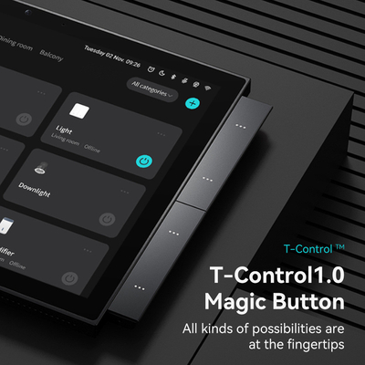Glomarket Tuya Smart Home Control Panel 10 inci Layar BLE Zigbee Gateway Bangunan Intercom Kompatibel