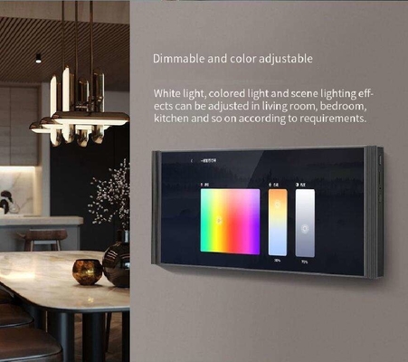 Glomarket 12 inci Multi-fungsi Music Host Touch Screen Zigbee Gateway Wall Central Control Panel Untuk Scenes Switch