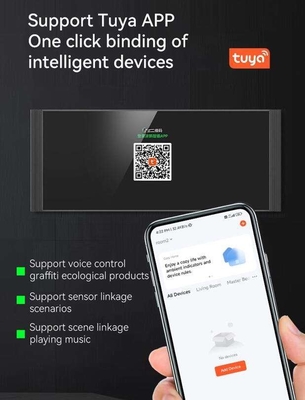 Glomarket 12 inci Multi-fungsi Music Host Touch Screen Zigbee Gateway Wall Central Control Panel Untuk Scenes Switch