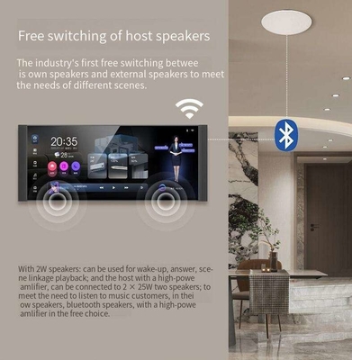 Glomarket 12 inci Multi-fungsi Music Host Touch Screen Zigbee Gateway Wall Central Control Panel Untuk Scenes Switch