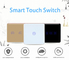 Kaca ABS Touch Dimmer Tuya Smart Switch Kontrol Aplikasi Kehidupan Cerdas