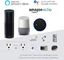 Tuya Smart US Standard Plug Wifi Plug Bekerja Dengan Alexa Dan Pengaturan Waktu Asisten Google Plug Pintar