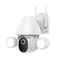 Kamera Lampu Sorot Keamanan Cerdas 1080p 2 Way Audio Motion Detection Night Vision Camera