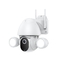 Kamera Lampu Sorot Keamanan Cerdas 1080p 2 Way Audio Motion Detection Night Vision Camera