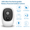 Remote Control Night Vision Audio Dua Arah Pir Wify Kamera Luar Ruangan Bekerja dengan Tuya Amazon Google App