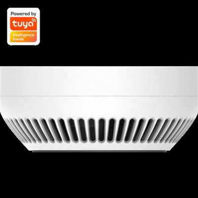 Penutup Plastik Smart Alarm Smoke Zigbee Detector Tuya App Kontrol Rumah Tangga Sensor
