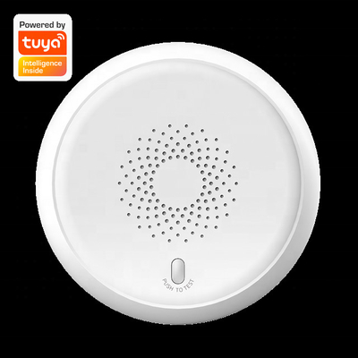 Penutup Plastik Smart Alarm Smoke Zigbee Detector Tuya App Kontrol Rumah Tangga Sensor