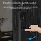 Fingerprint Touch Smart Door Lock Tuya App Mengontrol Teknologi Enkripsi Chip Unik