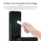 Fingerprint Touch Smart Door Lock Tuya App Mengontrol Teknologi Enkripsi Chip Unik