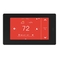 24 Volt 4.3in TFT WiFi Smart Thermostat Dengan Banyak Sensor