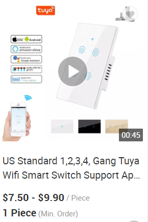 Glomarket Panel Sentuh Kaca Tuya Wifi Bulb Wireless Remote Adjustable Light Dimmer Switch Sentuh Cerdas Untuk Lampu Lampu 9